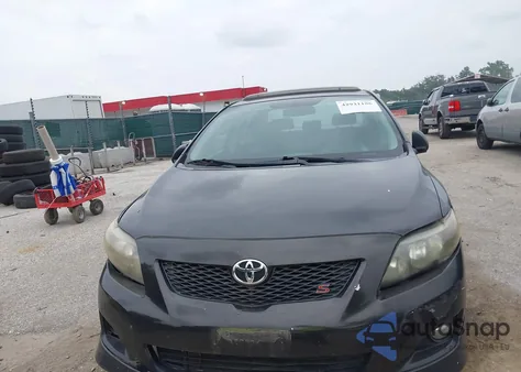 2009 Toyota Corolla S из США, поврежденный, VIN 2T1BU40E29C107618